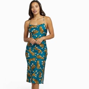 Kilo Brava cowl neck slip dress